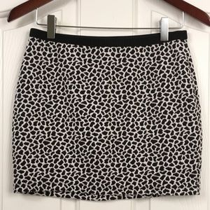 Express Animal Print Mini Skirt
